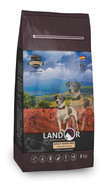 Фото Landor Ландор полнорационный сухой корм для взрослых собак всех пород ягенок и батат 