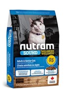 Фото Nutram Sound Balanced Wellness Adult, Senior Cat Food сухой корм для взрослых/пожилых кошек