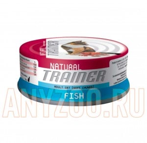 Купить Trainer Natural Adult Fish Консервы для взрослых кошек с рыбой 