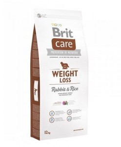 Купить Brit Care Weight Loss Брит сухой корм для собак склонных к полноте, Кролик с рисом 