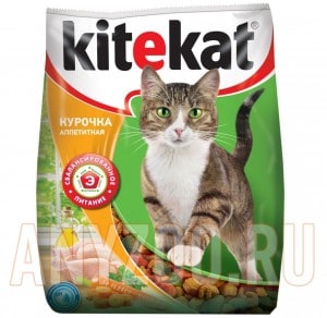Купить KiteKat - Китикет сухой для кошек  Аппетитная Курочка 