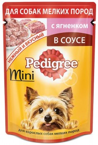 Купить Pedigree Педигри пауч для взрослых собак мини с Ягненком 