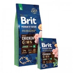 Купить Brit Premium by Nature Junior XL Брит сухой корм для юниоров гигантских пород 