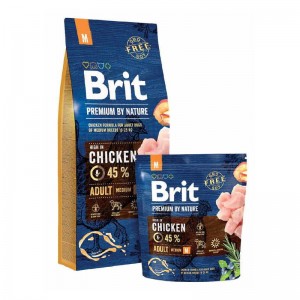 Купить Brit Premium by Nature Adult M Брит сухой корм для взрослых собак средних пород 
