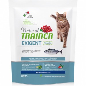 Купить Natural Trainer Exigent Корм с океанической рыбой для привередливых кошек 