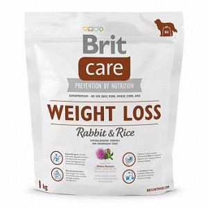 Купить Brit Care Weight Loss Брит сухой для собак склонных к полноте кролик с рисом 