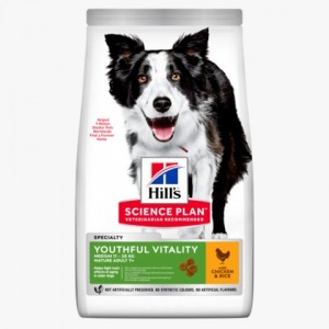 Купить Hill`s SP Youthful Vitality Medium Корм для борьбы с возрастными изменениями для собак старше 7 лет 
