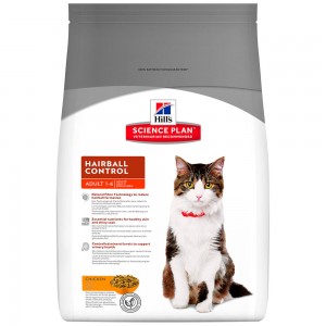 Купить Hill`s SP Нairball Control Сухой корм для выведения шерсти для кошек 