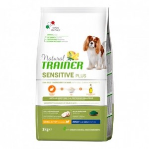 Купить Trainer Natural Sensitive Plus гипоаллергенный сухой корм для собак мелких пород с кроликом 