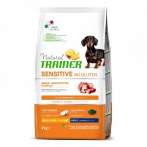 Купить Trainer Natural Sensitive безглютеновый сухой корм для собак мелких пород с уткой 