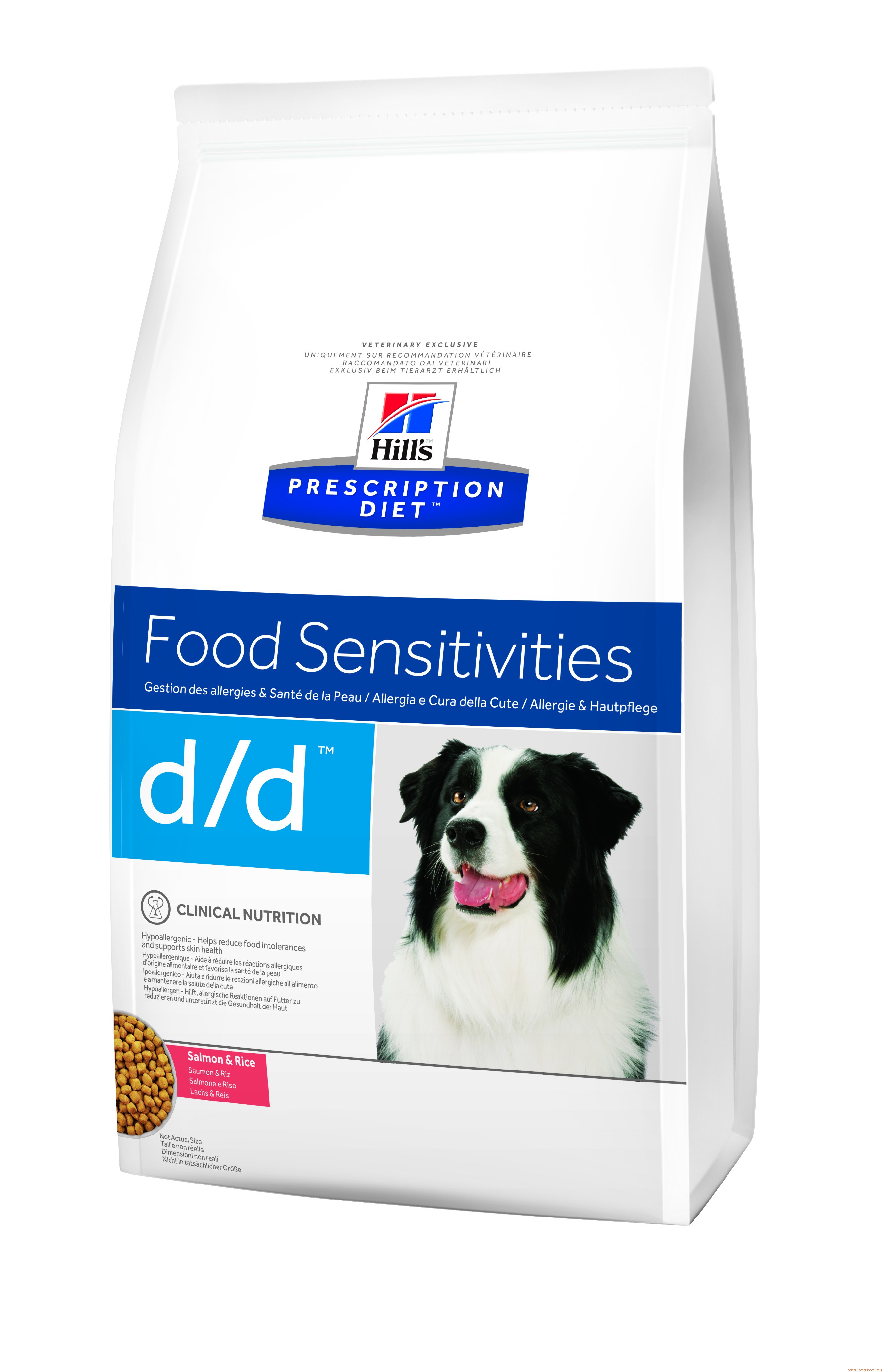 Купить Hill`s PD D/D Salmon&Rice Сухой корм с лососем и рисом для собак при пищевых аллергиях 