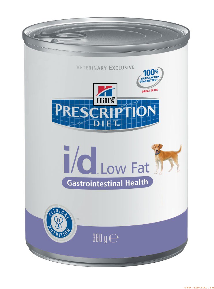 Купить Hill`s PD I/D Low Fat Низкокалорийные консервы для собак при заболеваниях ЖКТ 