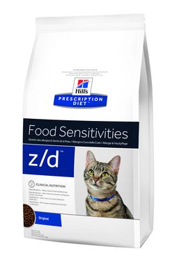 Купить Hill`s PD Z/D Сухой корм при острых пищевых аллергиях для кошек 